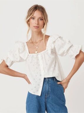Spell BO PRAIRIE BLOUSE size S